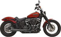 Thumbnail for BASSANI XHAUST 2-into-1 Road Rage Exhaust System - Black 1S72RB