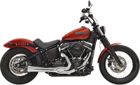 Thumbnail for BASSANI XHAUST 2-into-1 Road Rage Exhaust System - Chrome 1S72R