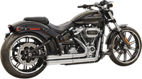 Thumbnail for BASSANI XHAUST Pro Street Exhaust - Chrome - '18+ Softail 1S34D