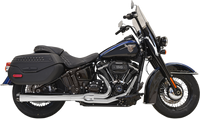 Thumbnail for BASSANI XHAUST 2-into-1 Road Rage Exhaust System - Chrome 1S91R