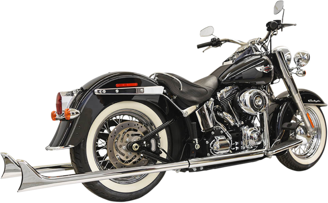 BASSANI XHAUST Fishtail Exhaust - 39" - Softail 1S26E-39