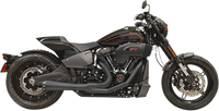 Thumbnail for BASSANI XHAUST 2-into-1 Road Rage Exhaust System - Black 1S94RB