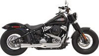 Thumbnail for BASSANI XHAUST 2-into-1 Road Rage Exhaust System - Chrome 1S92R