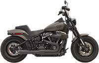 Thumbnail for BASSANI XHAUST 2-into-1 Road Rage Exhaust System - Black 1S92RB