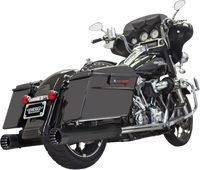 Thumbnail for BASSANI XHAUST DNT Straight Can Mufflers for '95-'16 FL - Black 1F7DNT5B