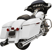 Thumbnail for BASSANI XHAUST DNT Straight Can Mufflers for FL - Chrome 1F72DNT6