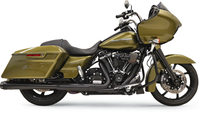 Thumbnail for BASSANI XHAUST Megaphone Mufflers - Black - FL 1F572RB