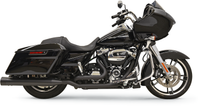 Thumbnail for BASSANI XHAUST Down Under Headpipes - Black 11525A