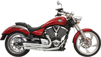 Thumbnail for BASSANI XHAUST Pro-Street Exhaust - Chrome - Turnout 6V23D