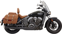 Thumbnail for BASSANI XHAUST 2:1 Exhaust - Black - Long - Scout 8S11JB