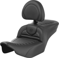 Thumbnail for SADDLEMEN Roadsofa* Seat - with Backrest - Tuck-n-Roll - FLTR/FLHX '23-'24 823-07-202B0