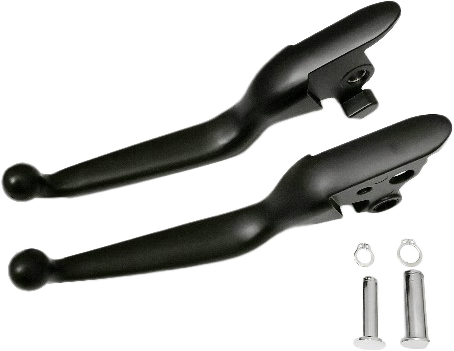 Smooth Lever Set `18 Up St Matte Black