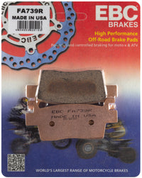 Thumbnail for Brake Pads Fa739r Sintered R Series