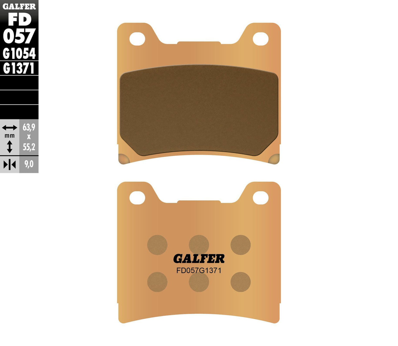 Brake Pads Sintered Fd057g1371