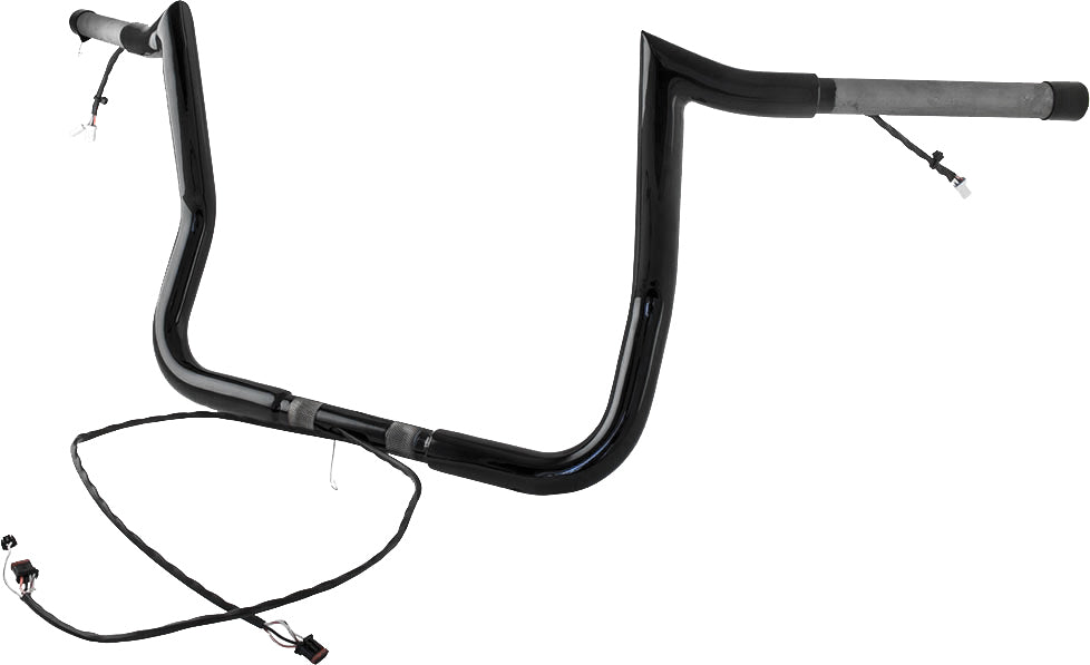 14" Monkey Bagger Bar Prewired Satin Black `14 Up Touring