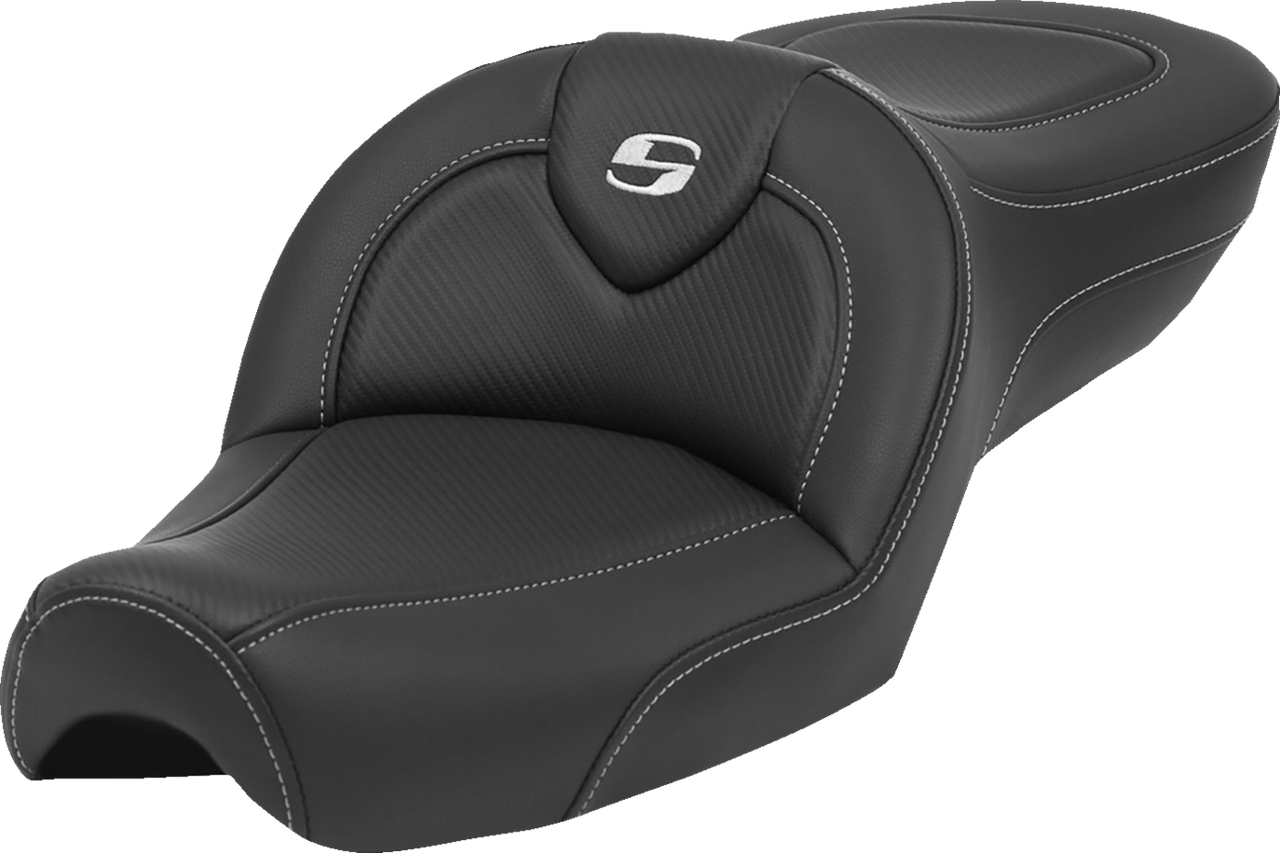 SADDLEMEN Roadsofa* Seat - without Backrest - Carbon Fiber - XL '79-'03 879-03-185