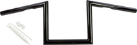 Thumbnail for Z Bar One Inch Dimpled 8 Inch Gloss Black