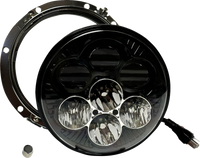 Thumbnail for CUSTOM DYNAMICS Headlight - Shark Demon? - LED - Color Changing SD2-7-13