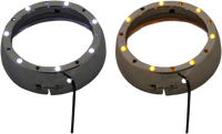 Thumbnail for CUSTOM DYNAMICS Lighted Passing Lamp Trim Ring '06-'13 FLHT - Chrome CDTB-45TR-2C