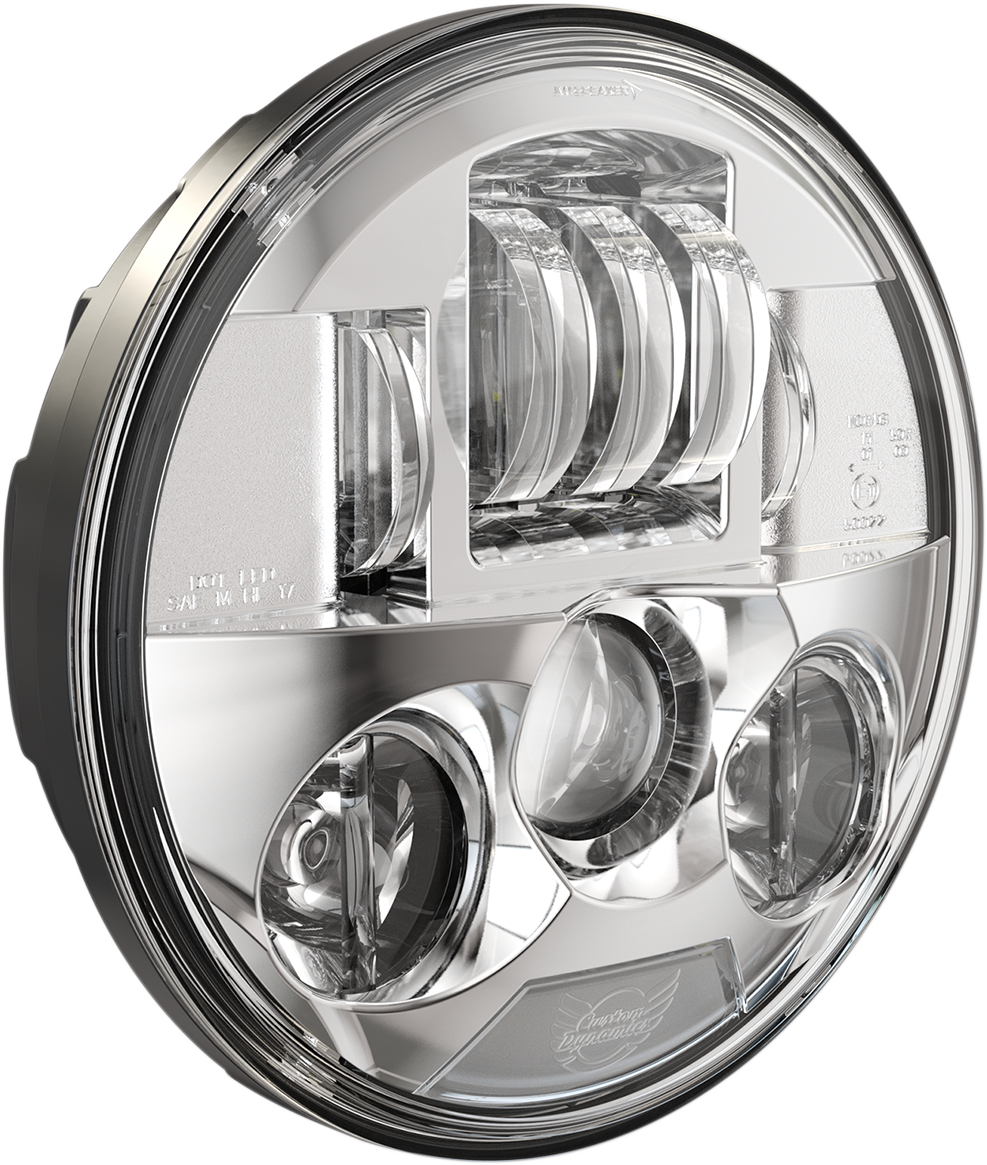 CUSTOM DYNAMICS 7" Probeam? LED Headlamp - Indian - Chrome PB-7-IND-C
