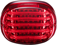 Thumbnail for CUSTOM DYNAMICS Taillight - with License Plate Illumination Window - Red PB-TL-SBW-R