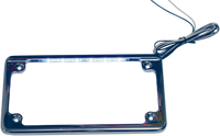 Thumbnail for CUSTOM DYNAMICS LED License Plate Frame - Chrome LPF-HRZ-C-LP