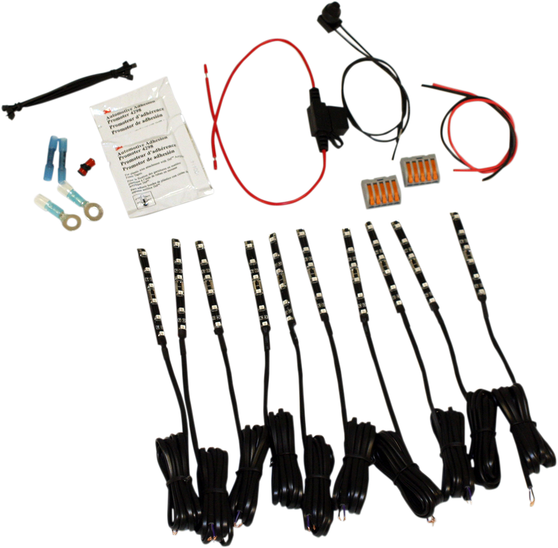 CUSTOM DYNAMICS Magicflex??2 Cruiser LED Engine Kit - Orange M2SB1ORANGE
