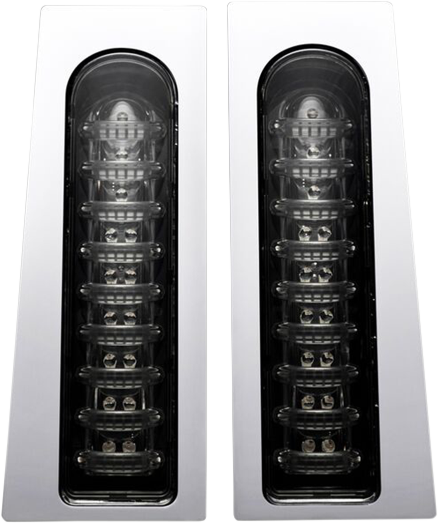 CUSTOM DYNAMICS ProBEAM Fillerz Lights - Smoke - Chrome PB-FILL-S-C
