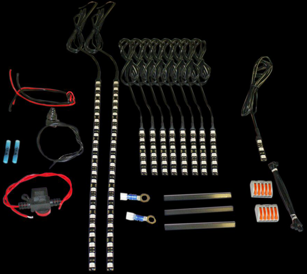 CUSTOM DYNAMICS Engine Accent Light Kit - Indian - Red M2EK1-IND-RED