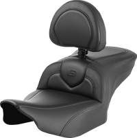 Thumbnail for SADDLEMEN RoadSofa* Seat - Carbon Fiber - with Backrest - FLTR/FLHX '23-'24 823-07-185B0