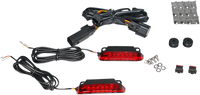 Thumbnail for CUSTOM DYNAMICS Luggage Rack Light Bar - Red CD-LR-07-R