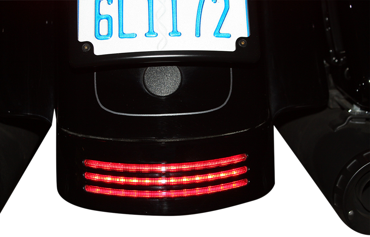 CUSTOM DYNAMICS TriBar LED Light - Red PB-TRI-4-RED