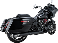 Thumbnail for VANCE & HINES Supersport Slip-On Mufflers - Black - Touring 46721