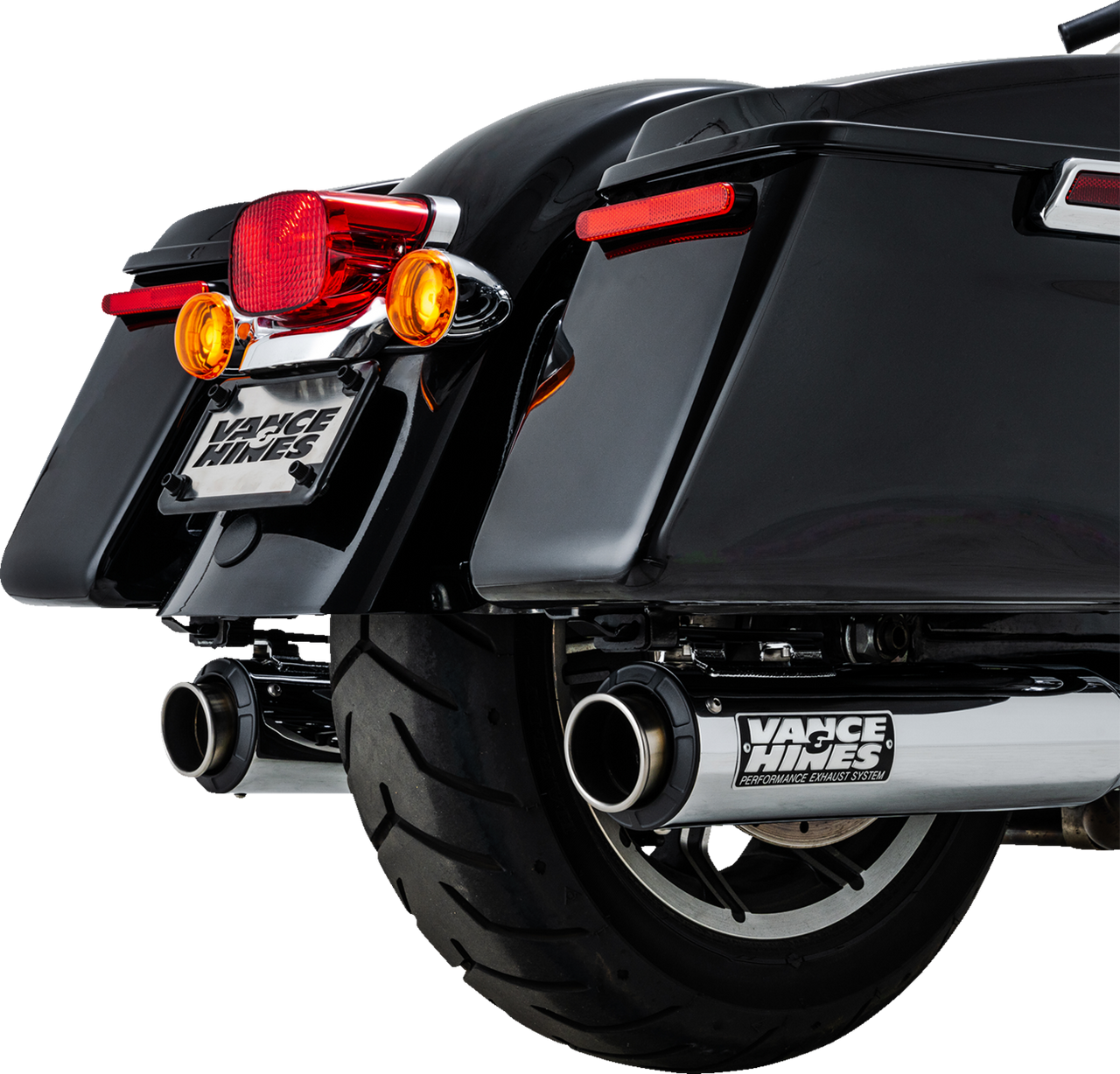 VANCE & HINES Supersport Slip-On Mufflers - Chrome - Touring 16721