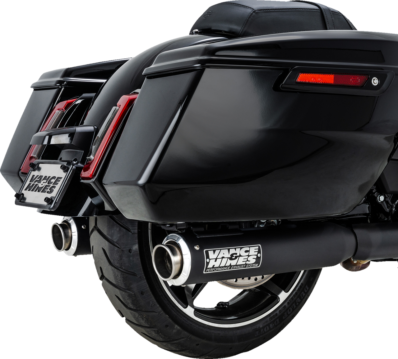 VANCE & HINES Supersport Slip-On Mufflers - Black - Touring 46721