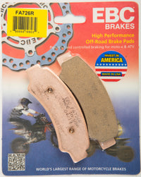 Thumbnail for Brake Pads Fa726r Sintered R Series