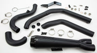 Thumbnail for Comp S 2in1 Exhaust Softail Black W/Carbon End Cap