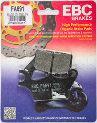 Thumbnail for Brake Pads Fa691 Organic