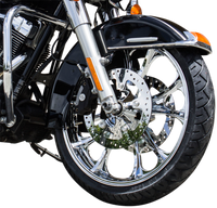Thumbnail for COASTAL MOTO Wheel - Largo - Front - Dual Disc/without ABS - Chrome - 21x3.5 - '00-'07 FL 3D-LGO213CH07