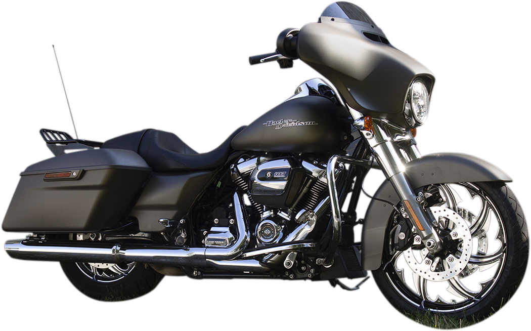 COASTAL MOTO Wheel - Fury - Front - Dual Disc/without ABS - Black Cut - 21x3.25 - FL 1502-FRY-213-BC