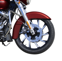 Thumbnail for COASTAL MOTO Wheel - Hurricane 3D - Rear - Single Disc/without ABS - Black - 18x5.5 - '09+ FL 3D-HUR185BC