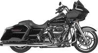 Thumbnail for Comp S Slip On Touring M8 Chrome W/Black End Cap