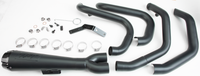 Thumbnail for Comp S 2in1 Exhaust Sportster Black W/Cf End Cap