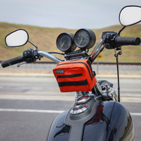 Thumbnail for THRASHIN SUPPLY CO. Handlebar Bag - Orange THB-0025