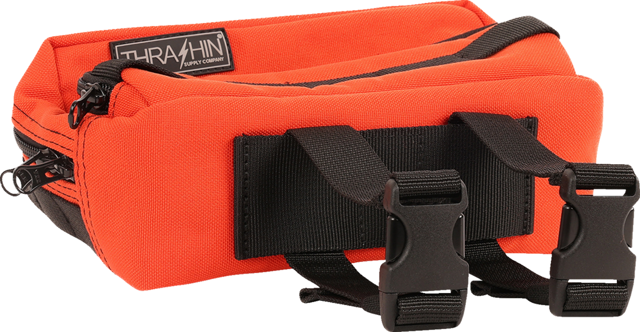 THRASHIN SUPPLY CO. Handlebar Bag Plus - Orange THB-0028