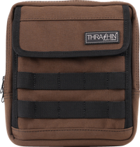 Thumbnail for THRASHIN SUPPLY CO. Handlebar Bag Slim - Brown THB-0032