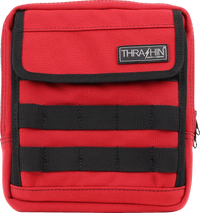 Thumbnail for THRASHIN SUPPLY CO. Handlebar Bag Slim - Red THB-0034