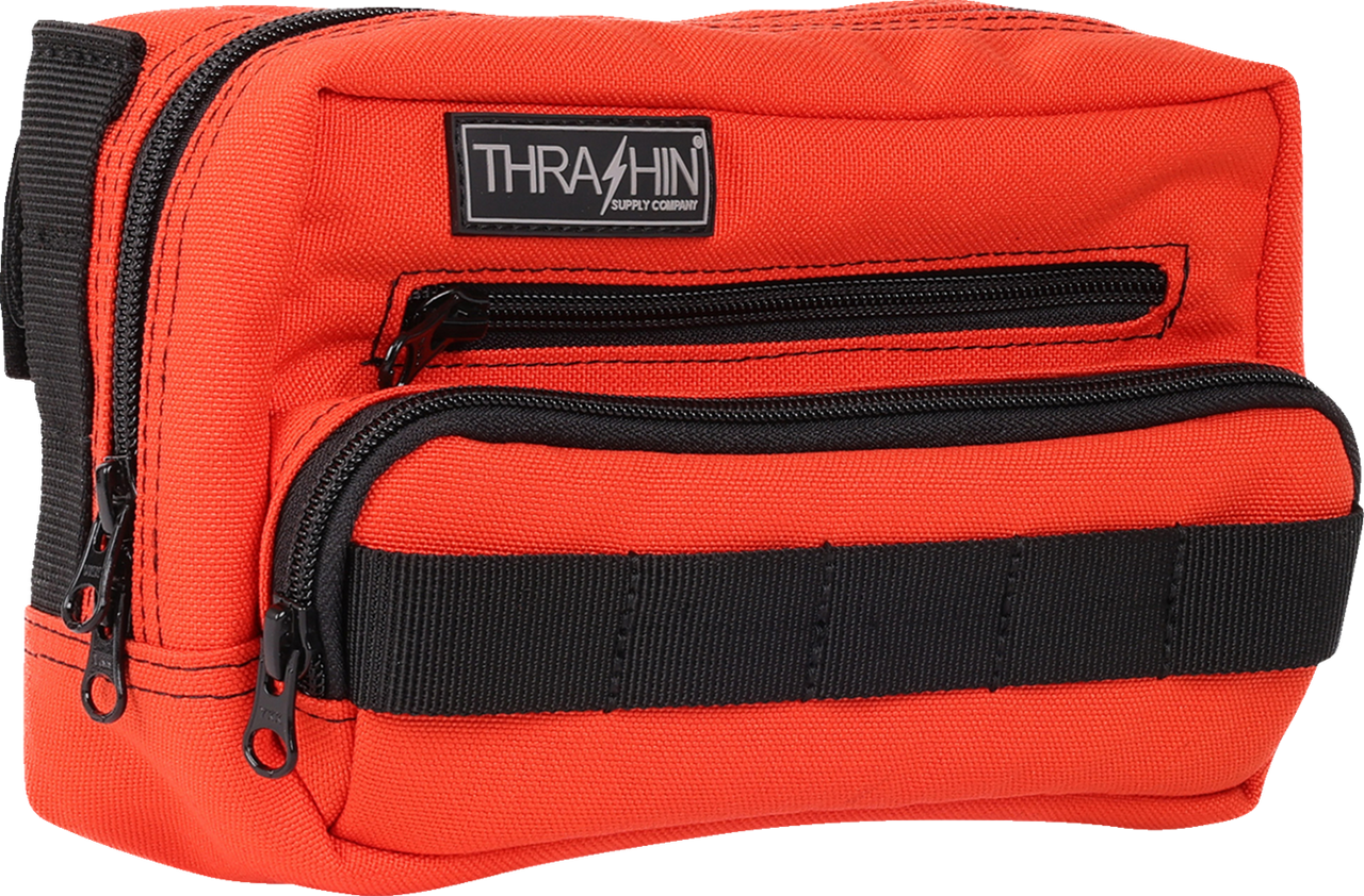 THRASHIN SUPPLY CO. Handlebar Bag Plus - Orange THB-0028