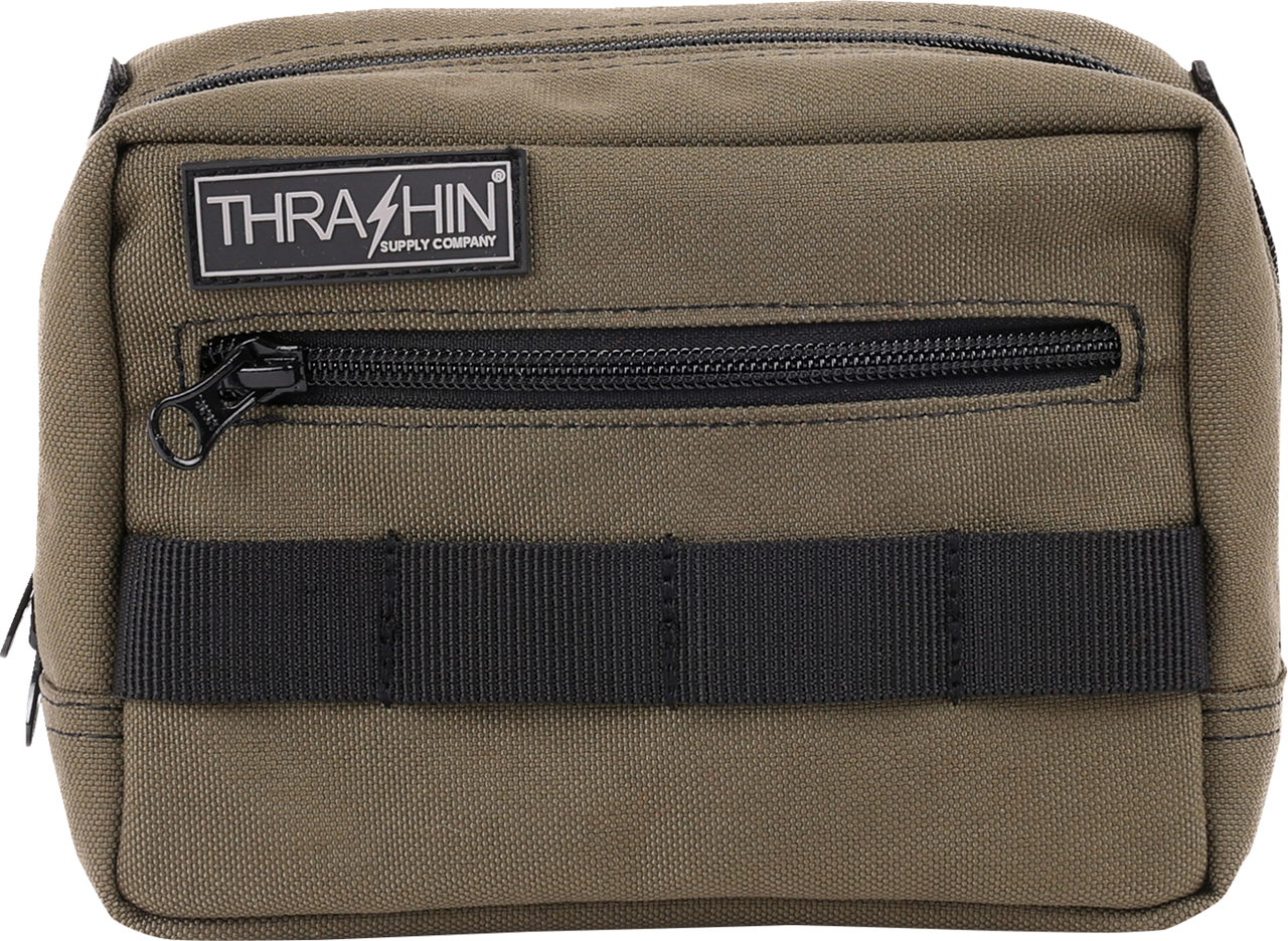 THRASHIN SUPPLY CO. Handlebar Bag - Green THB-0007