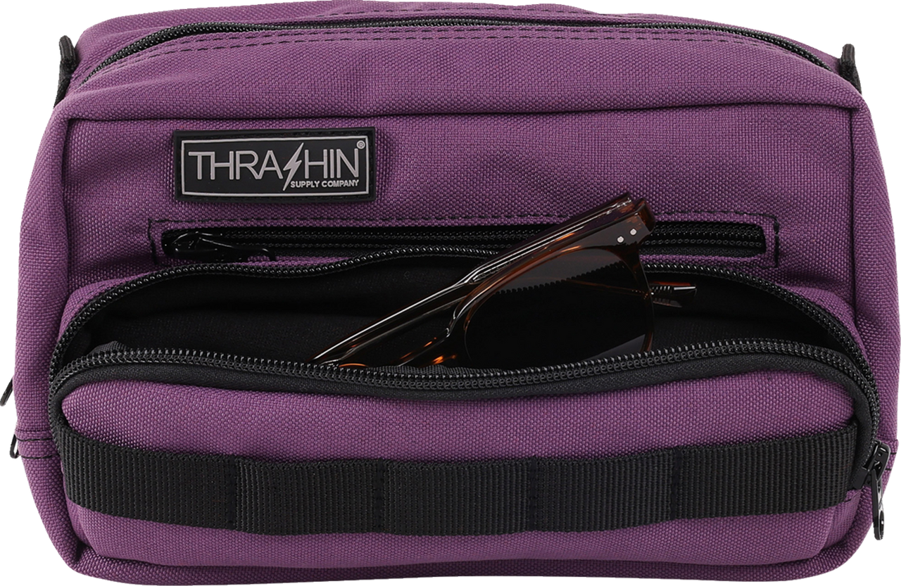 THRASHIN SUPPLY CO. Handlebar Bag Plus - Purple THB-0027